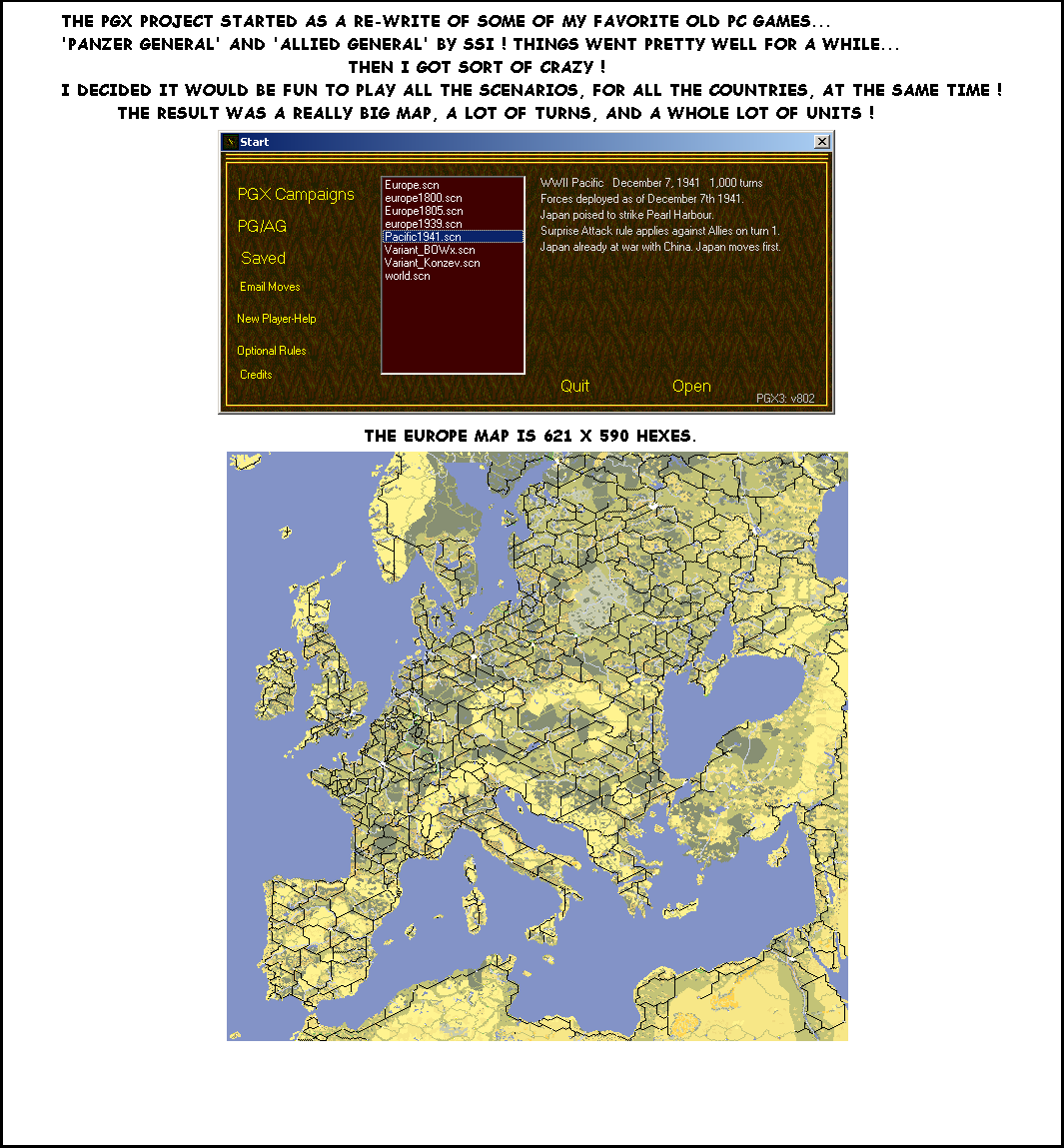 PGX SCENARIO SCREEN